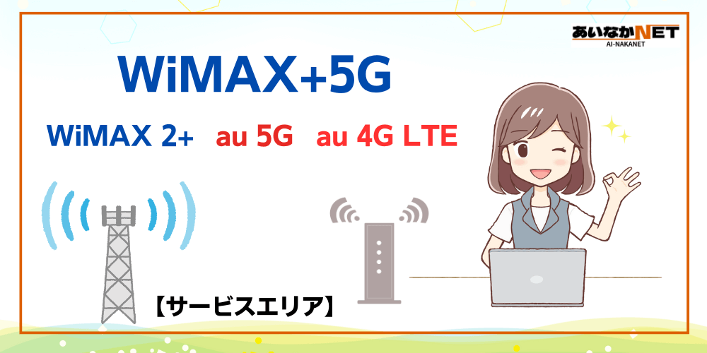 WiMAXサービスエリア